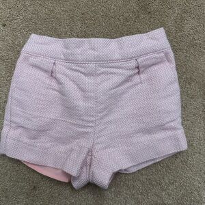 Janie and Jack Pink Tweed Shorts